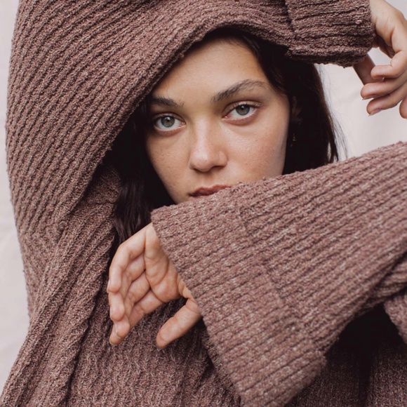 Indigo Luna Winterfall Jumper | Clove | One Size / OS - Picture 4 of 8